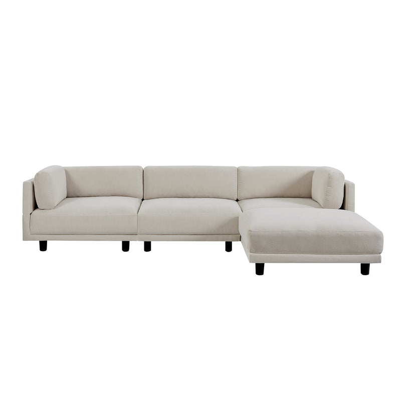 Sandra 102" L Shaped Reversible Couch