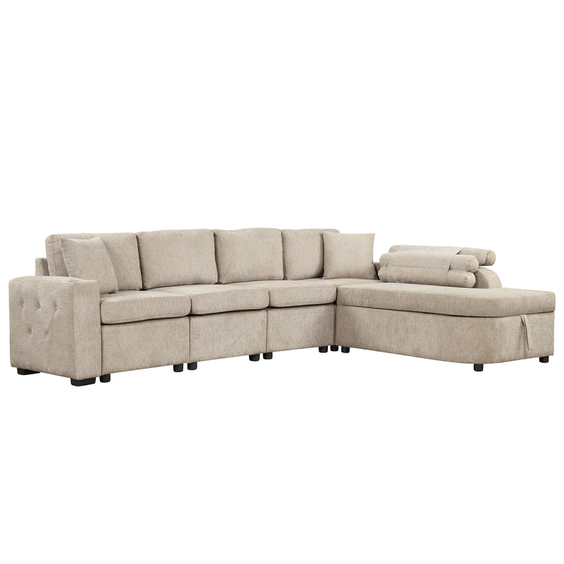 Sara 109" L-shaped Sectional Sofa