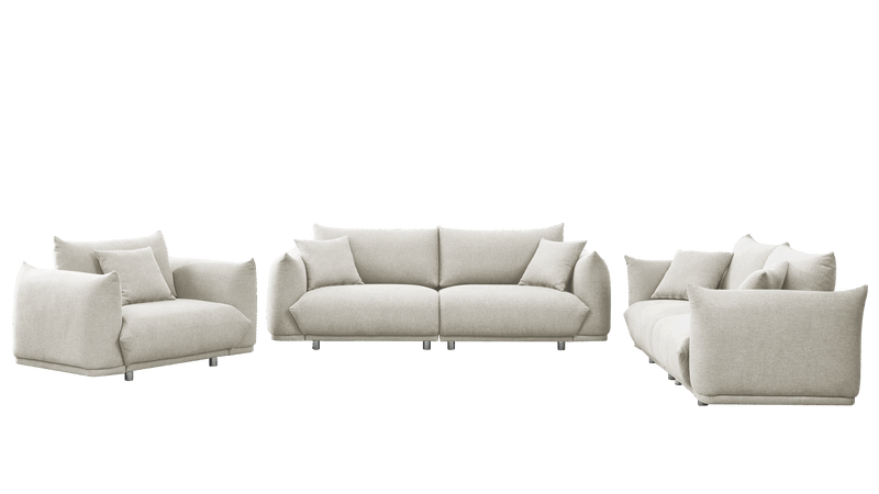 Somber 3-seater + 2-seater + 1-seater Three Piece Sofa Set